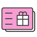 寄付券面の変更方法のアイコン