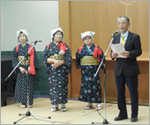 「大和の仕事唄」調査研究、記録作成事業、公開講座に活用しました。