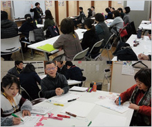 ファシリテーショングラフィック講座を開催しました。