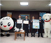 寄付金贈呈式を行いました。