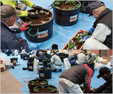 「となみチューリップWAON」寄付活用事例