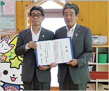 寄付金贈呈式を行いました。