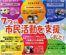 大阪を元気にする事業を支援しました。