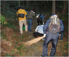 「熊野古道伊勢路WAON」寄付活用事例