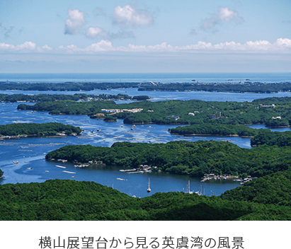 横山展望台から見る英虞湾の風景