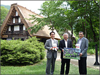 白川村にて 2010年6月21日(月)